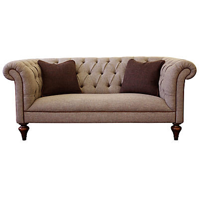 Tetrad Harris Tweed Gleneagles Medium Sofa, Heather Tweed with Brompton Tan Piping Tetrad Harris Tweed Gleneagles Medium Sofa, Heather Tweed with Brompton Tan Piping
